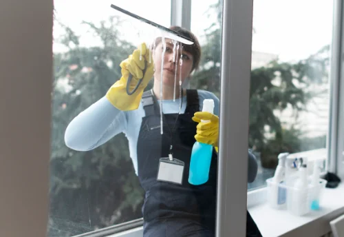Nettoyage de vitres intérieures et extérieures à Péault